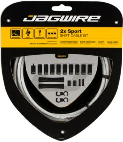 JAGWIRE 2X Sport Schaltzugset -Fahrradladen 319253