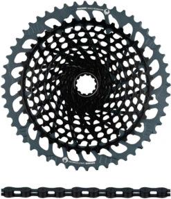 SRAM X01 Eagle XG-1295 Kassette + Eagle Kette 12-fach Verschleißset -Fahrradladen 347896